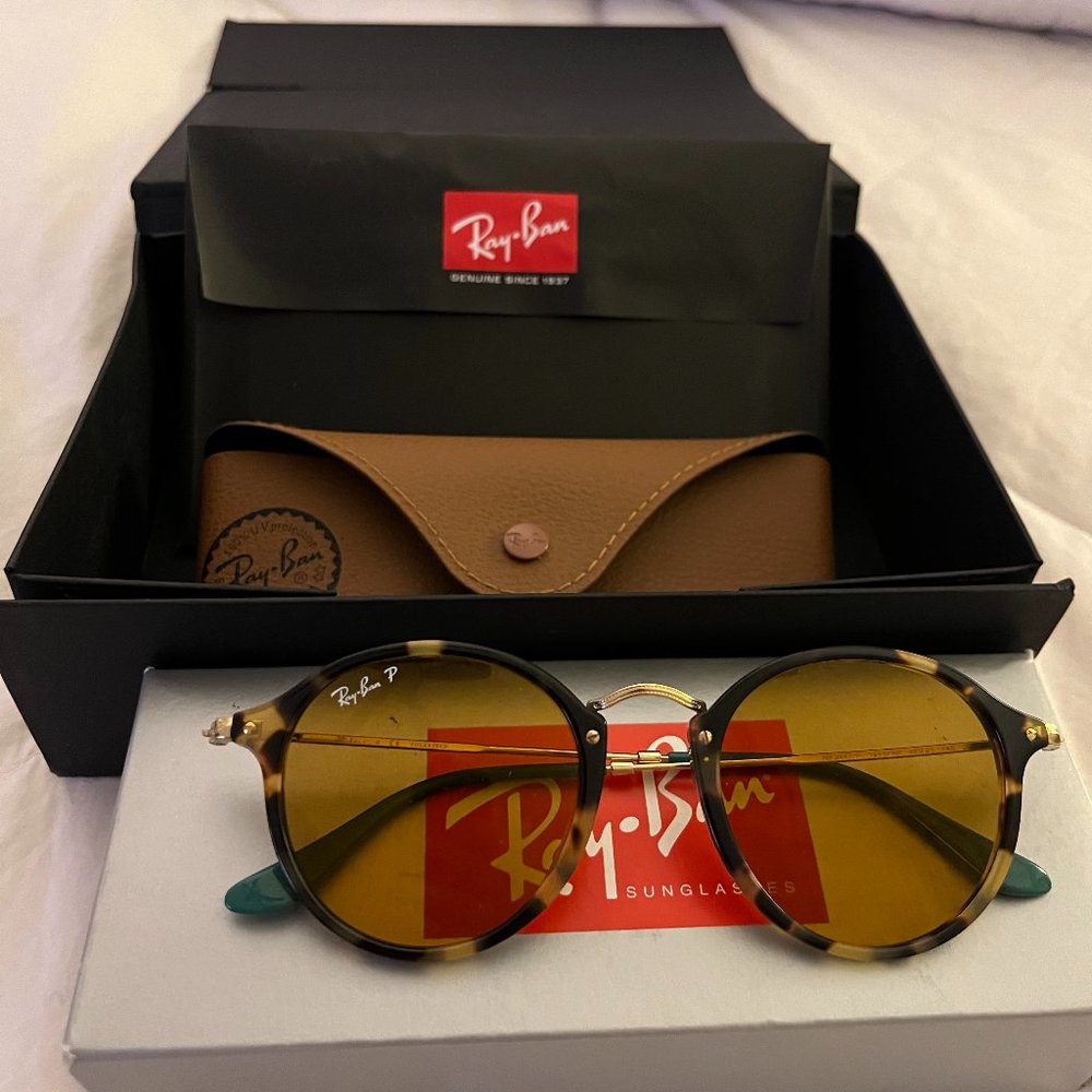 *Custom* Ray-Ban Round Fleck Sunglasses